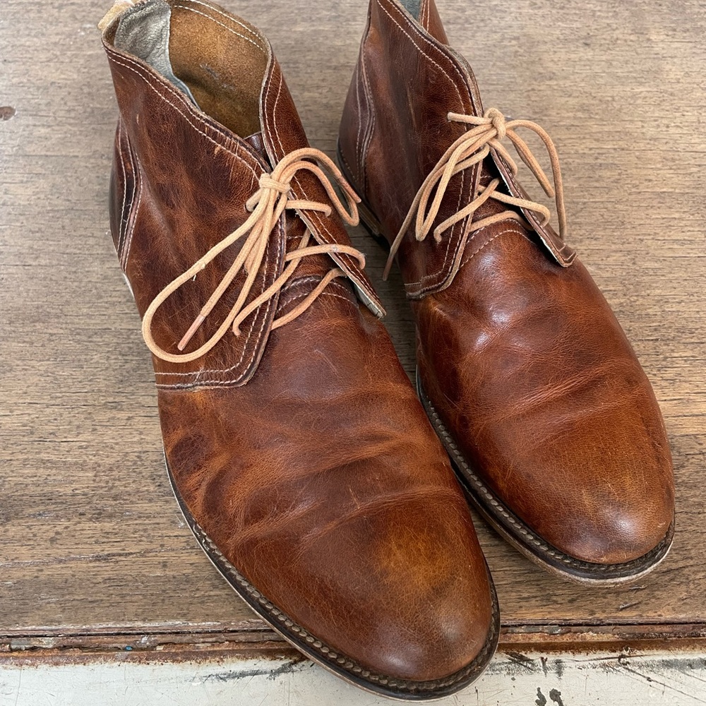 J Shoes Monarch Chukka leather boots
